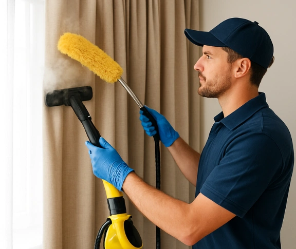Trusted residential curtain cleaning technician Matty Curtain Cleaning pendle-hill-nsw QLD