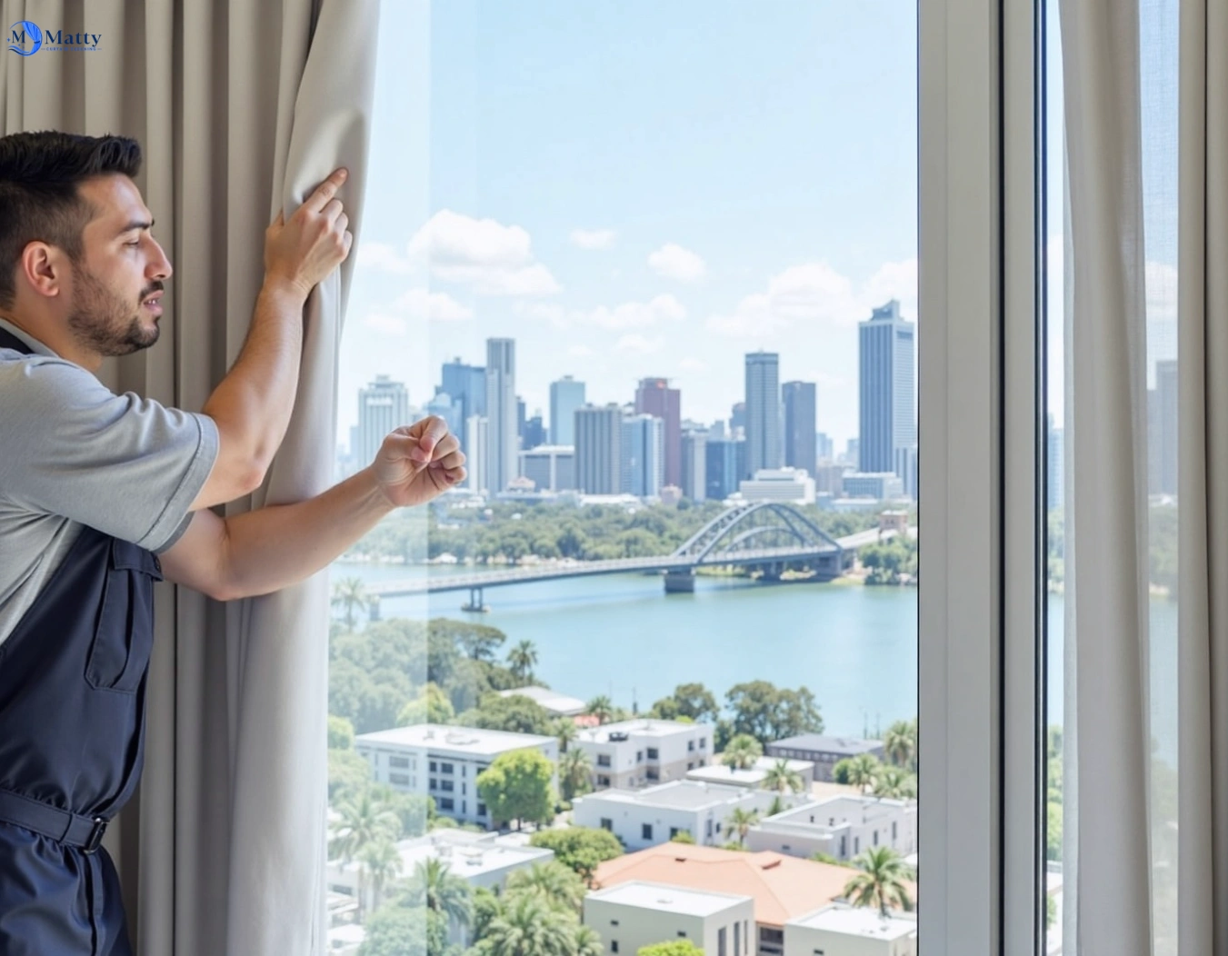 Professional curtain steam cleaning service pendle-hill-nsw QLD by Matty Curtain Cleaning